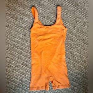 Forever 21 orange jumpsuit